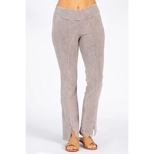 Chatoyant Mineral Wash Straight Fit Pants Stone Large